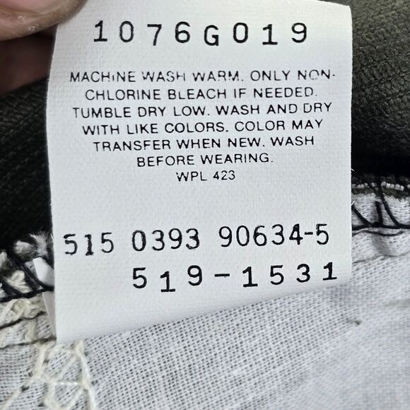 Vintage Levi's 515 Men's Green Straight Leg Jeans 90's Size 38 x 30 - Picture 9 of 13